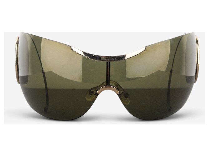 Dior by Galliano 2000s ‘Sport 2’ Wrap Mask Shield Sunglasses - view 2