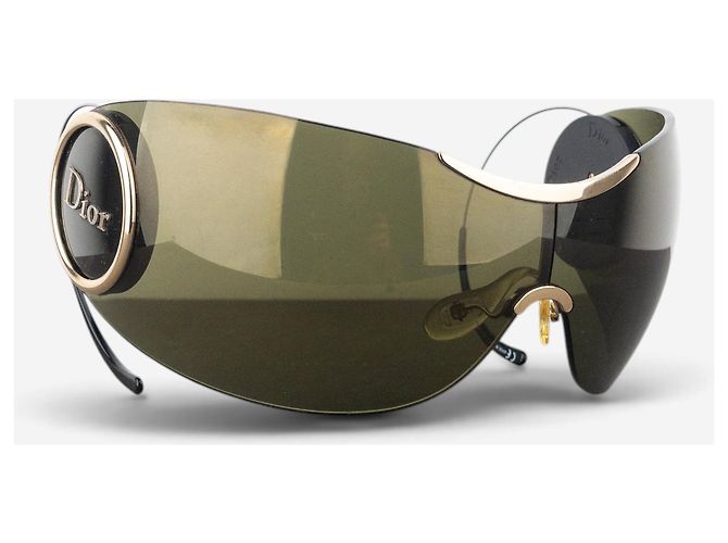 Dior by Galliano 2000s ‘Sport 2’ Wrap Mask Shield Sunglasses - view 3