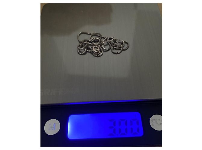 Autre Marque Catena in oro bianco 18k maglia veneziana Argento - vista 5