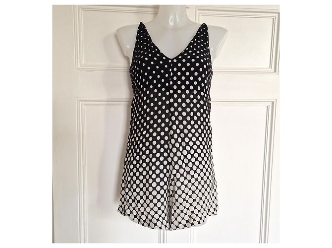 Zimmermann Polka Dot Romper Black White - view 4