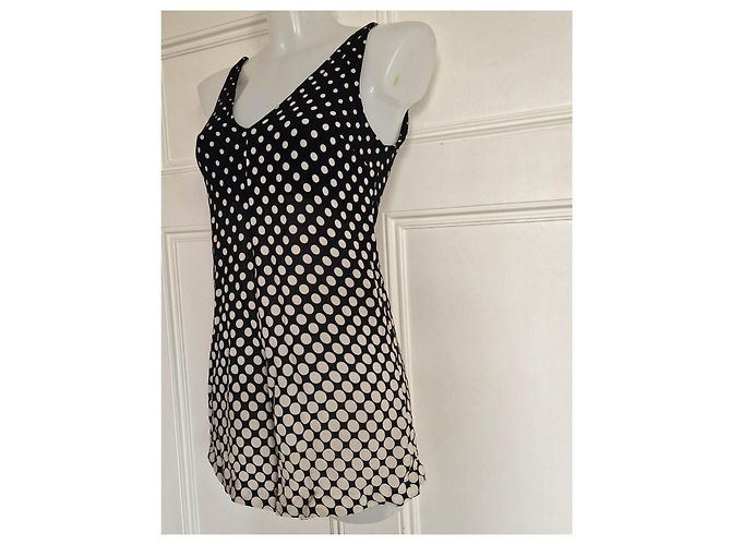 Zimmermann Polka Dot Romper Black White - view 5