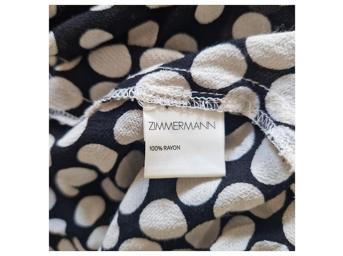 Zimmermann Polka Dot Romper Black White - view 7