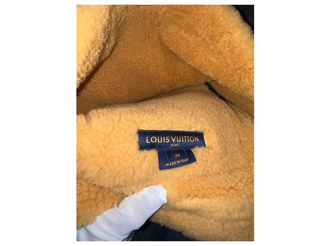 Chaleco de piel de oveja unisex Louis Vuitton Castaño - vista 11