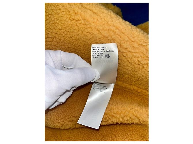 Chaleco de piel de oveja unisex Louis Vuitton Castaño - vista 12