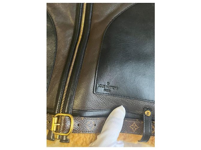 Chaleco de piel de oveja unisex Louis Vuitton Castaño - vista 5