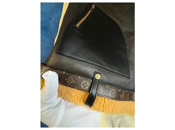 Chaleco de piel de oveja unisex Louis Vuitton Castaño - vista 7