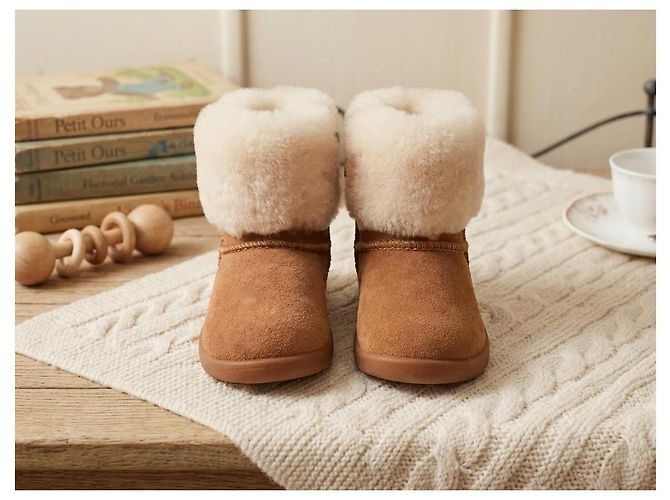UGG Jorie Stivaletti Foderati Bambino Marrone - vista 3