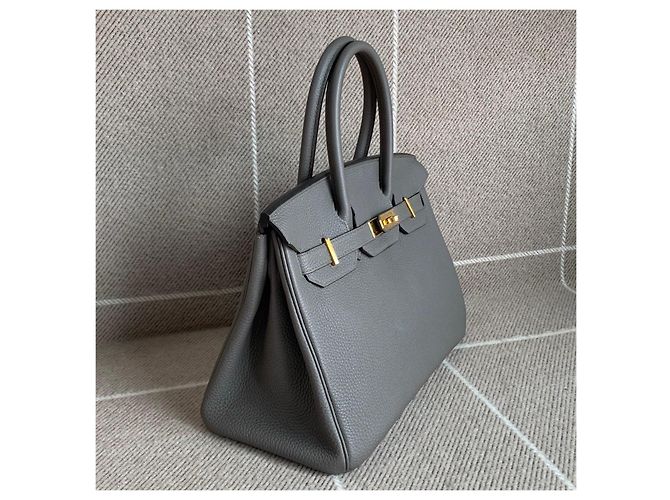 Hermès Hermes Birkin 30 Gris - vue 3