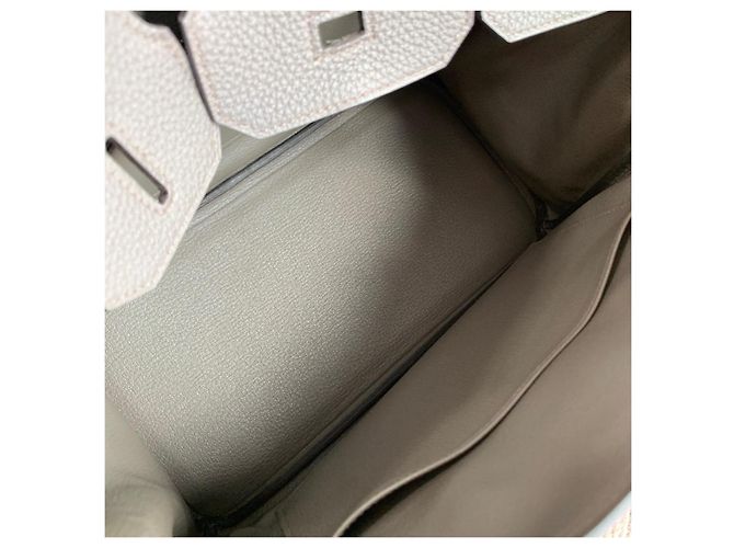 Hermès Hermes Birkin 30 Gris - vue 7