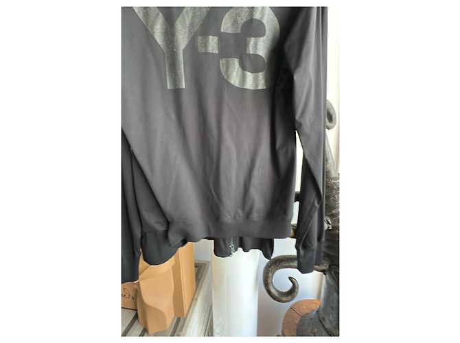 Y3 Chaqueta con capucha Y-3 negra Negro - vista 10