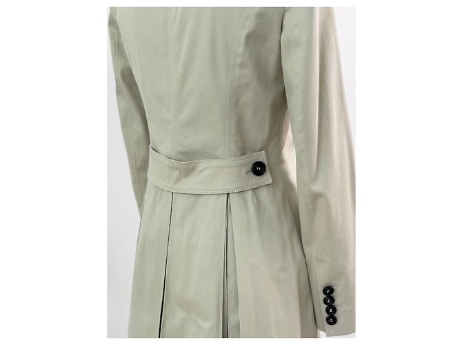 Gabardina Burberry de algodón beige - vista 2