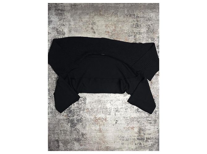 Y's Yohji Yamamoto schwarzer Strickpullover - Ansicht 2