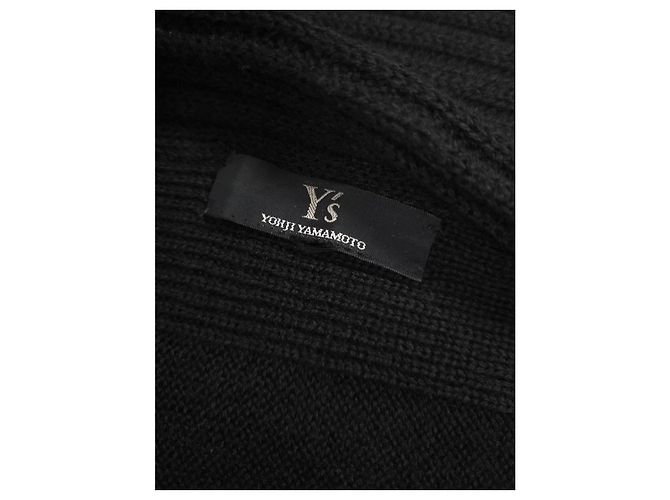 Y's Yohji Yamamoto schwarzer Strickpullover - Ansicht 3