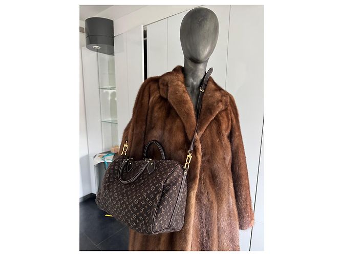 Louis Vuitton Speedy 30 Monogram Idylle Fusain Borsa a mano Marrone - vista 2