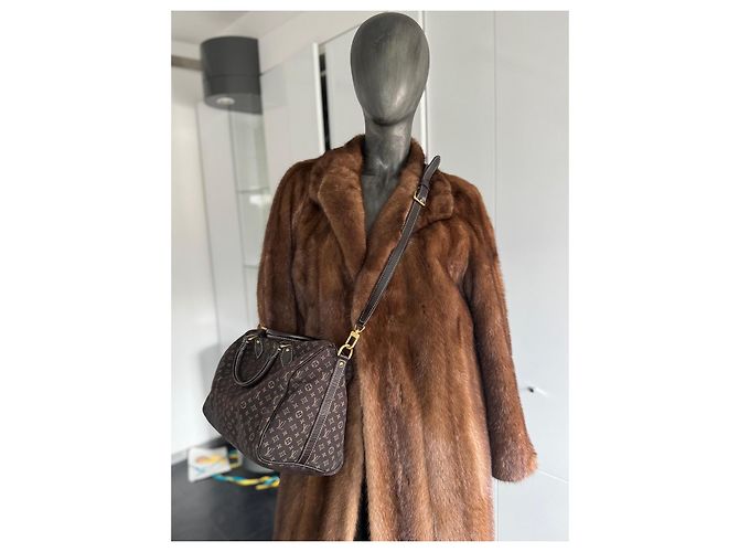 Louis Vuitton Speedy 30 Monogram Idylle Fusain Borsa a mano Marrone - vista 3