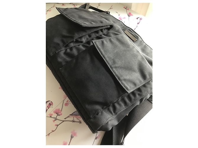 Borsa Messenger Gucci Nylon Era Tom Ford Nero - vista 7