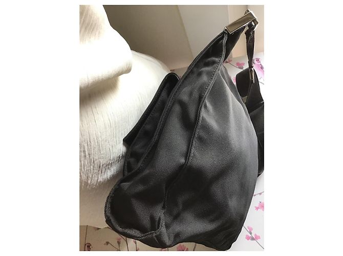 Borsa Messenger Gucci Nylon Era Tom Ford Nero - vista 8