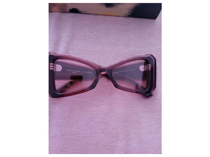 Autre Marque Maison Kitsuné x Khromis Sonnenbrille Braun - Ansicht 3