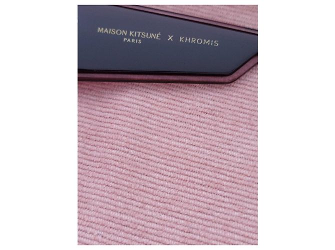 Autre Marque Maison Kitsuné x Khromis Sonnenbrille Braun - Ansicht 4