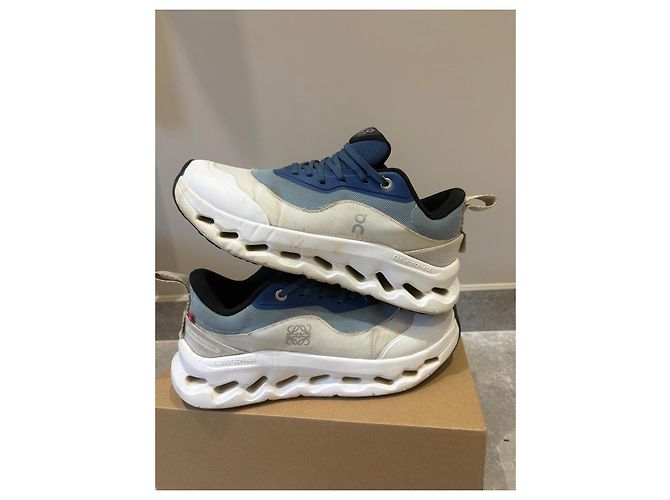Loewe x On Cloudtilt 2.0 Sneakers Basse Bianco Blu - vista 5