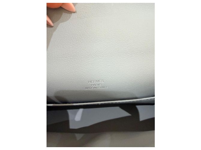 Hermès Kelly Sellier Borsa in pelle grigia Grigio - vista 7