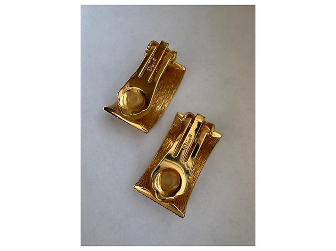 Orecchini a clip Christian Dior J'adore in metallo dorato D'oro - vista 8