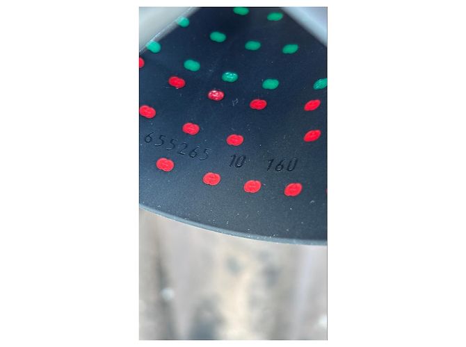Sandali Slide Gucci Nero Rosso Verde - vista 17