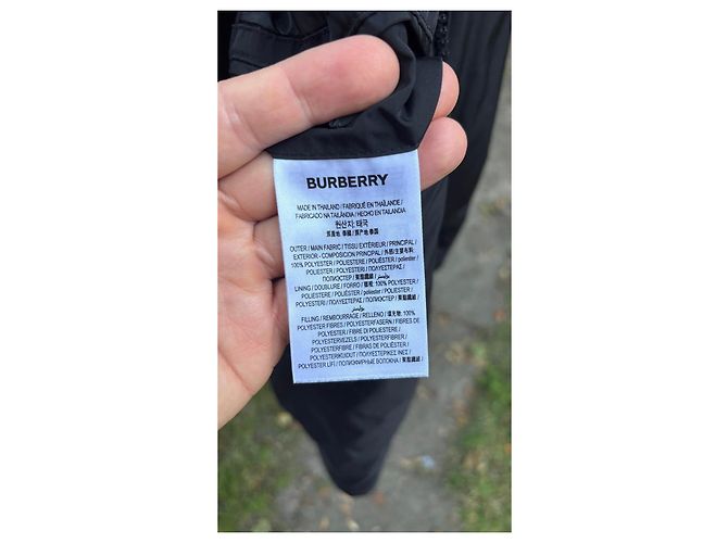 Chaqueta Burberry negra con capucha Negro - vista 10