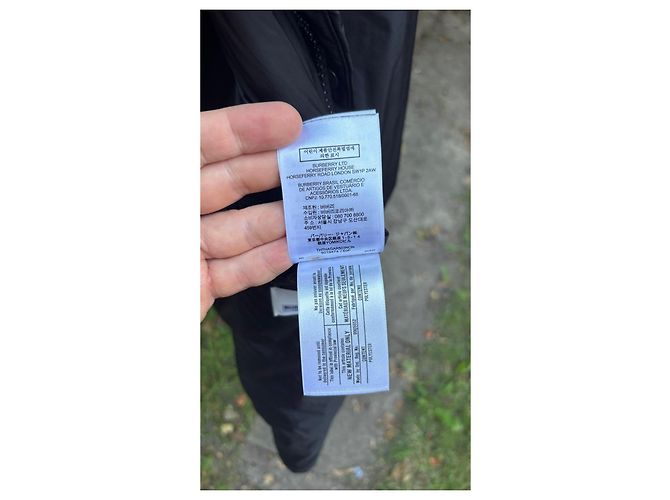 Chaqueta Burberry negra con capucha Negro - vista 12