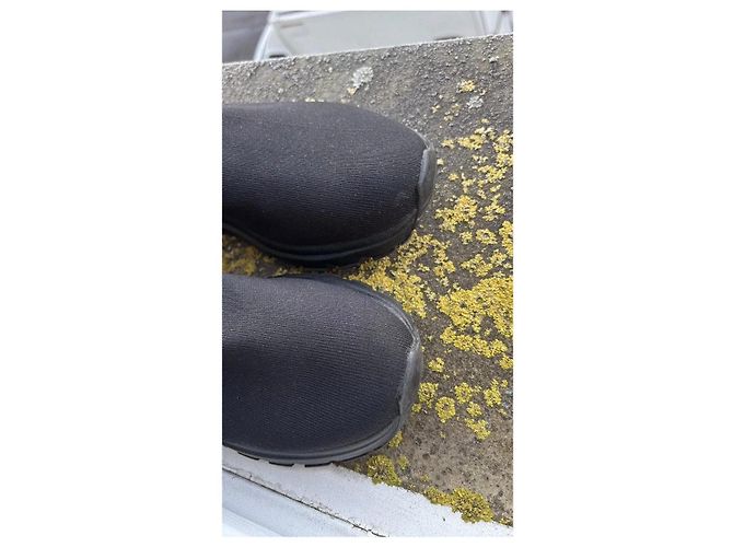 Sneaker a calzino Prada in tessuto nere Nero - vista 8