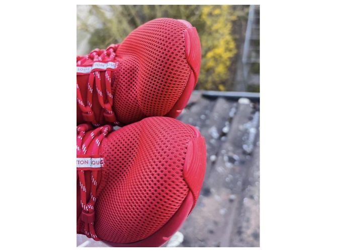 Louis Vuitton Sneakers Rosse Gr. 8 Rosso - vista 10