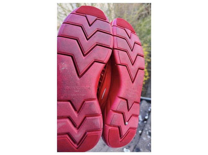 Louis Vuitton Sneakers Rosse Gr. 8 Rosso - vista 11