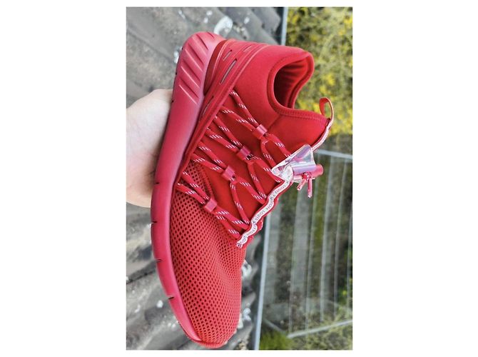Louis Vuitton Sneakers Rosse Gr. 8 Rosso - vista 5