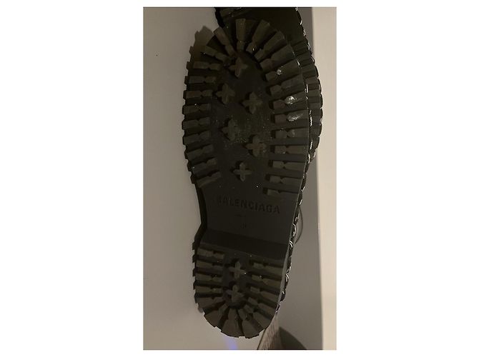 Balenciaga black leather boots - view 10