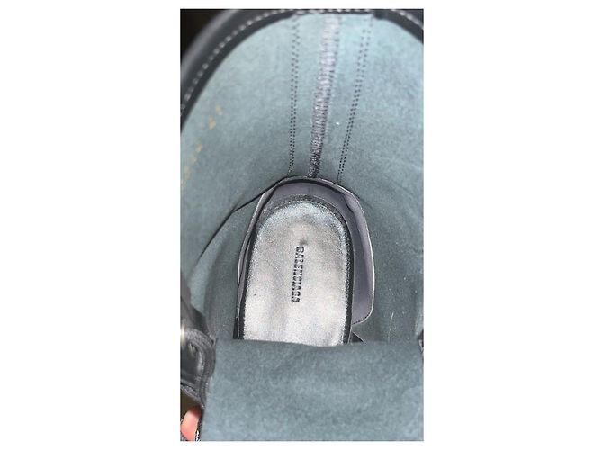 Balenciaga black leather boots - view 14