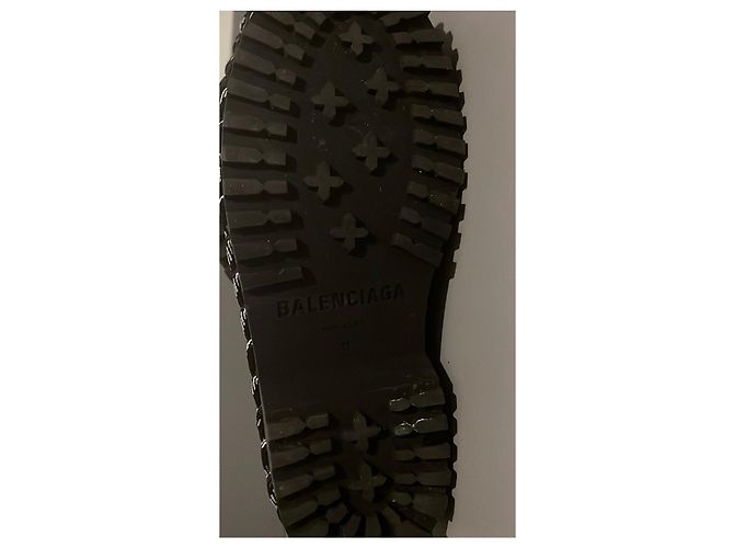 Balenciaga black leather boots - view 8