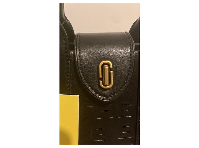 Borsa Marc Jacobs The Tote Bag in pelle nera Nero - vista 12
