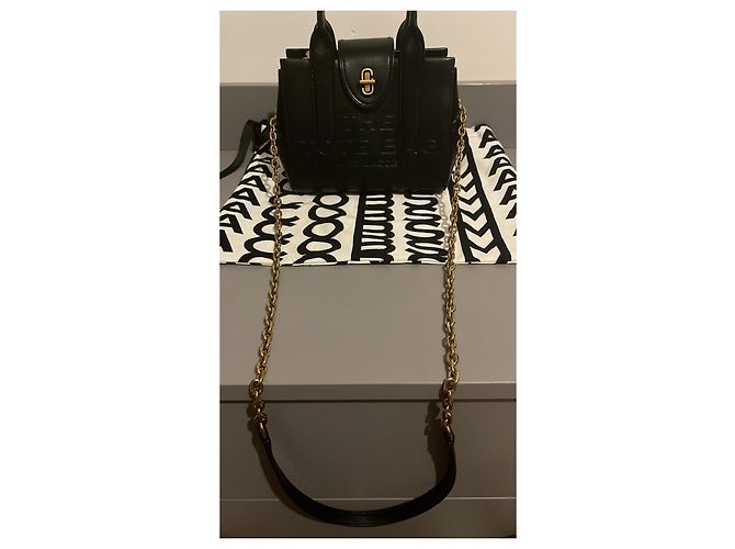 Borsa Marc Jacobs The Tote Bag in pelle nera Nero - vista 5