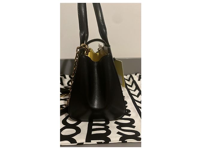 Borsa Marc Jacobs The Tote Bag in pelle nera Nero - vista 6