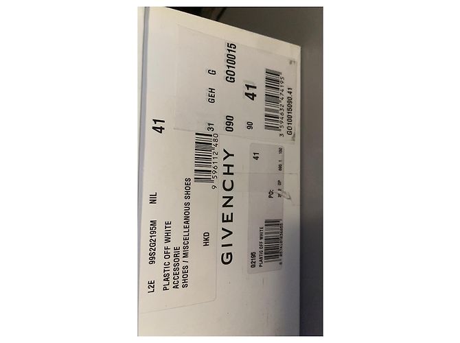Givenchy Sandali Bassi in Plastica Beige - vista 10