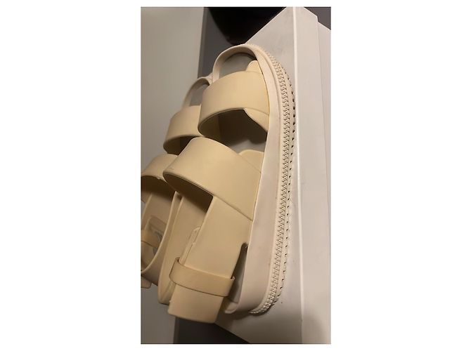 Givenchy Sandali Bassi in Plastica Beige - vista 2