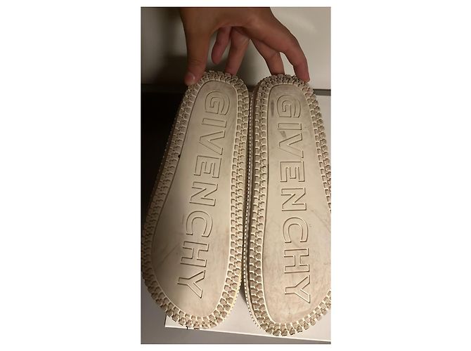 Givenchy Sandali Bassi in Plastica Beige - vista 7