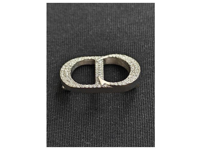 Spilla Christian Dior CD Icon in argento sterling 925 - vista 4