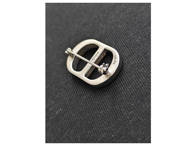 Spilla Christian Dior CD Icon in argento sterling 925 - vista 7