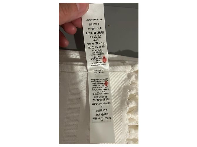 Toalla de Playa Burberry de Algodón a Rayas Castaño Rosa Blanco Naranja Amarillo - vista 10