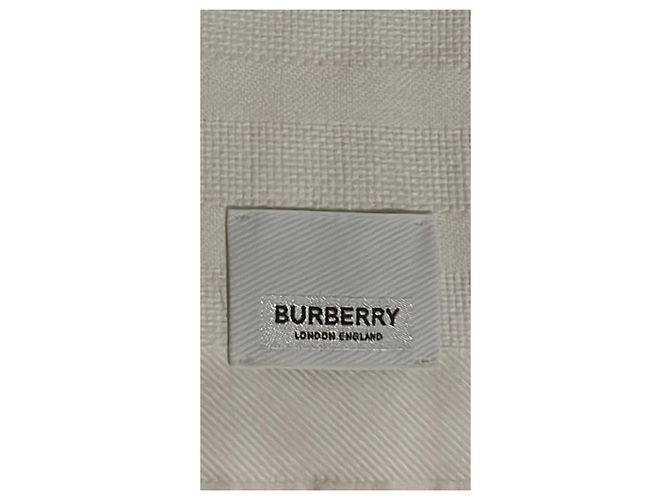 Toalla de Playa Burberry de Algodón a Rayas Castaño Rosa Blanco Naranja Amarillo - vista 7