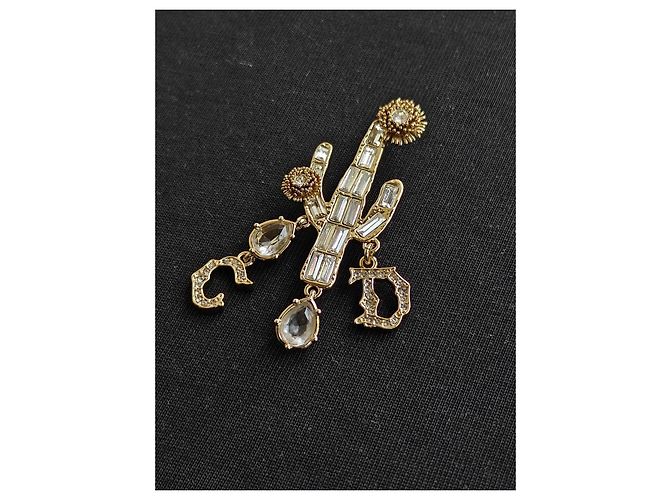 Spilla Christian Dior x Cactus Jack con Cristalli D'oro - vista 3