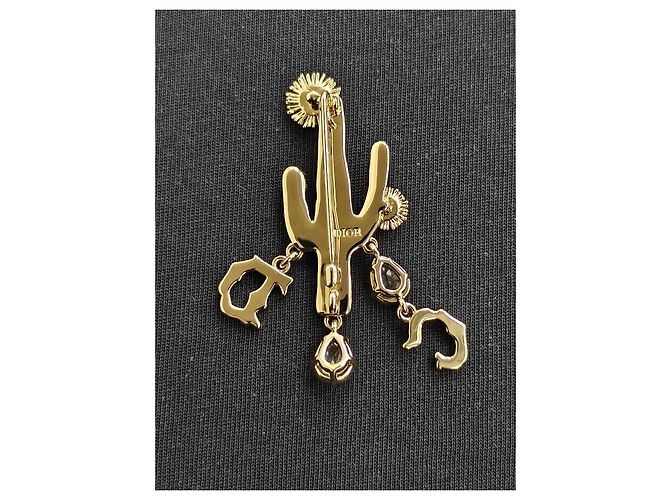 Spilla Christian Dior x Cactus Jack con Cristalli D'oro - vista 4