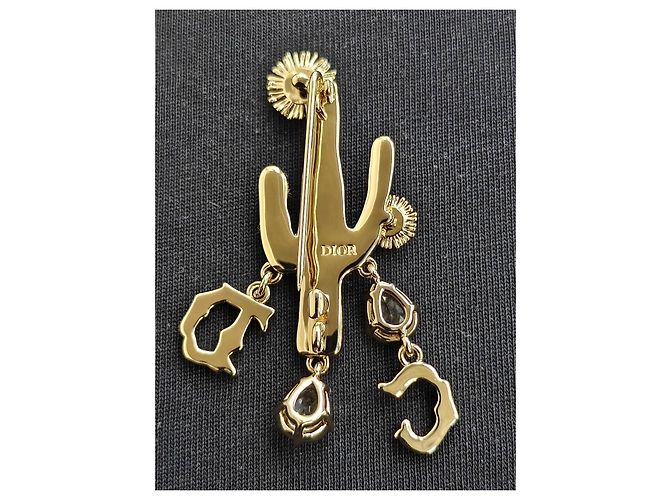 Spilla Christian Dior x Cactus Jack con Cristalli D'oro - vista 5