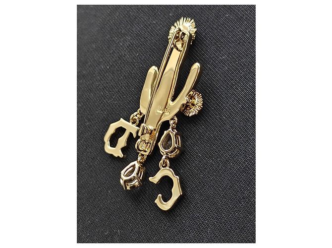 Spilla Christian Dior x Cactus Jack con Cristalli D'oro - vista 6